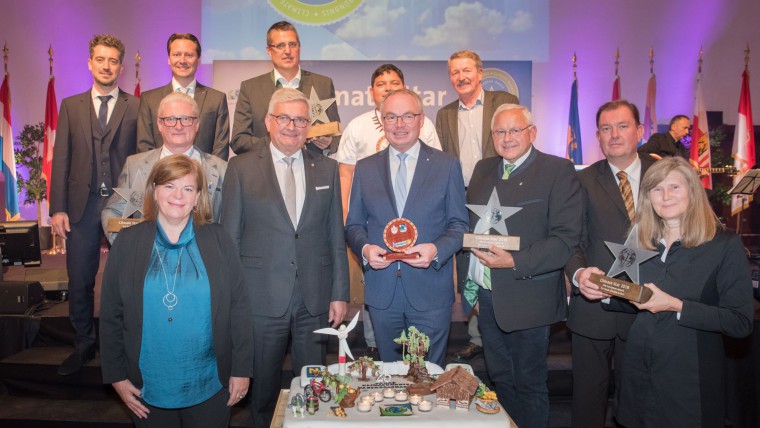 Personen beim Climate Star 2018: Europäischer Klimaschutz-Award geht vier Mal nach Niederösterreich