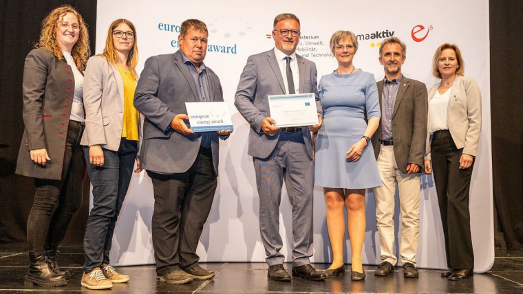 Hofstetten-Grünau wurde mit dem European Energy Award in Silber ausgezeichnet.